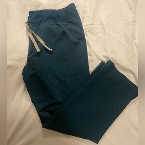 Figs Caribbean Blue Scrub Pants Livingston